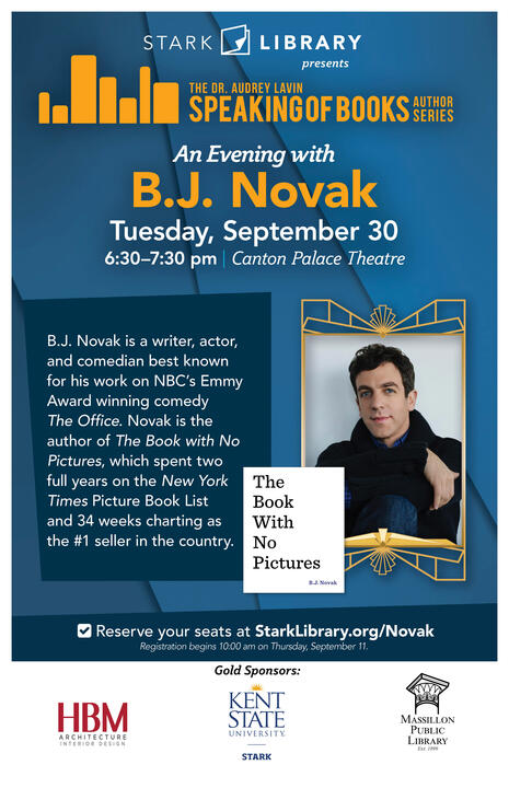 Speaking of Books - Novak 11x17" Poster Speaking of Books - Novak 11x17" Poster