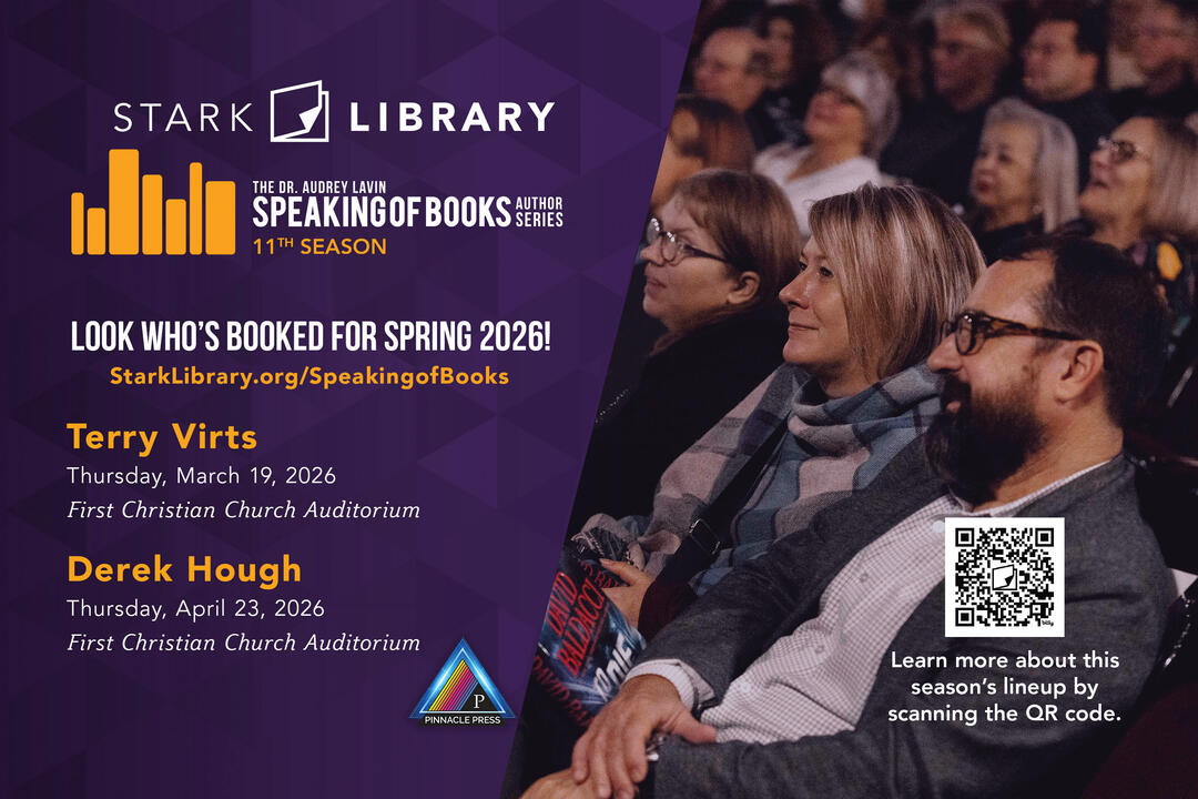 Fall Speaking of Books Postcard - Back